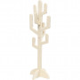 Wooden Cactus, H: 38 cm, W: 12 cm, 1 pc, plywood