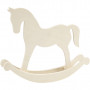 Rocking horse, W: 30 cm, H: 24 cm, 1 pc, plywood