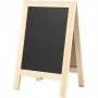 Sandwich blackboard, H: 30 cm, W: 19 cm, 1 pc, pine