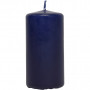 Candles, blue, H: 100 mm, D 50 mm, 6 pc/ 1 pack