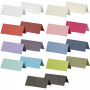 Table place cards, assorted colours, size 9x4 cm, Content may vary , 250 g, 30 pack/ 1 pack