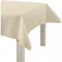 Tablecloth made of Imitation Fabric, cream, W: 125 cm, 70 g, 10 m/ 1 roll