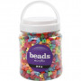 Shape Beads, D: 10 mm, hole size 3.5 mm, 700 ml, asstd colours