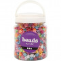 Novelty Shape Beads, D: 10 mm, hole size 3 mm, 700 ml, asstd colours