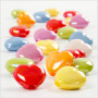 Heart mix, ass. colors, size 15x15 mm, hole size 3 mm, 700 ml/ 1 can, 465 g