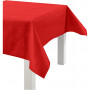 Imitation Fabric Table Cloth, W: 125 cm, 70 g/m2, 10 m, red