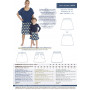 MiniKrea Sewing Pattern 66140 Jersey Skirt Size 2-16 & XS-XXL