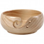 Yarn Bowl, D: 15cm, H: 7.5cm, 1pc, pine