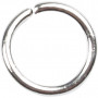 Jump Ring, thickness 0.7 mm, inner size 4 mm, 500 pcs, silver-plated