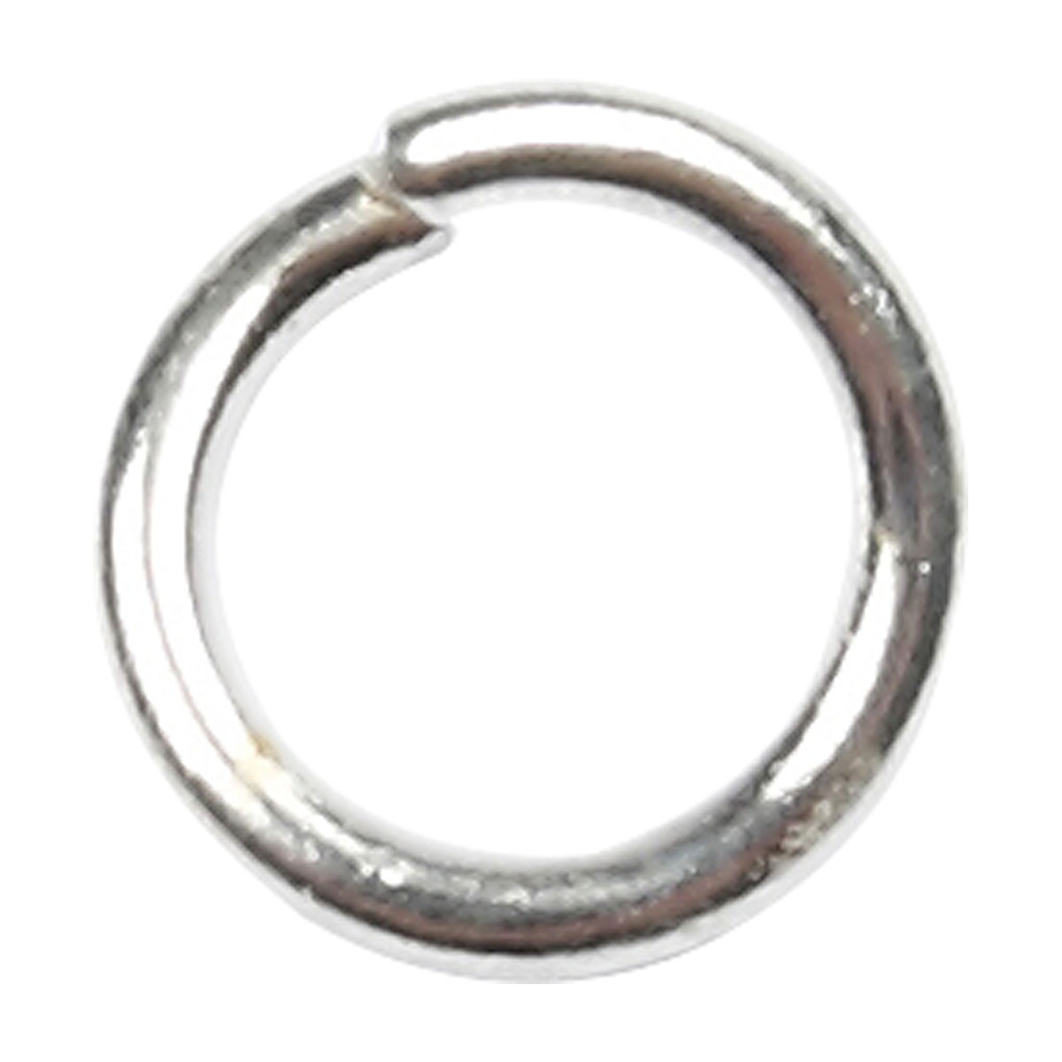 Jump Ring, thickness 0.7 mm, inner size 3 mm, 500 pcs, silverplated
