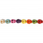 Howlite Beads, bold colours, D 12 mm, hole size 1,5 mm, 32 pc/ 1 pack