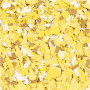Terrazzo flakes, yellow, 90 g/ 1 tub