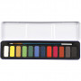 Watercolor Paint Set, assorted colours, size 12x30 mm, 12 colour/ 1 pack