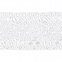 Crochet Lace Border, W: 30 mm, 10 m, white