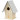 Bird box with zinc roof, size 13.5x11x19 cm, hole size 32 mm, 1 pc, pine