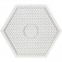 Peg Board, large hexagon, size 15x15 cm, 10 pc/ 10 pack