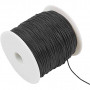 Cotton Cord, black, thickness 1 mm, 100 m/ 1 pack