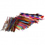 Pipe Cleaners, L: 30,5 cm, thickness 4-6 mm, 250 asstd./ 1 pack