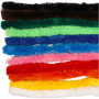 Pipe Cleaners, assorted colours, big, L: 45 cm, thickness 25 mm, 60 asstd./ 1 pack
