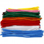 Pipe Cleaners, thickness 9 mm, L: 30 cm, 200 mixed, asstd colours