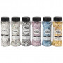 Terrazzo flakes, assorted colours, 6x90 g/ 1 pack