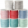 Cotton Cord, thickness 1 mm, 8x40 m, asstd colours
