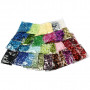 Sequins, size 6 mm, 25 g/ 32 pack