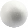 Polystyrene Balls, D: 12 cm, 5 pcs, white