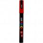 Uni Posca Marker, line width: 0.9-1.3 mm, PC-3M, 1 pc, red