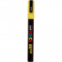 Uni Posca Marker, line width: 0.9-1.3 mm, PC-3M, 1 pc, yellow
