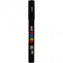 Uni Posca Marker, line width: 0.9-1.3 mm, PC-3M, 1 pc, black