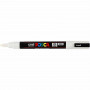 Uni Posca Marker, line width: 0.9-1.3 mm, PC-3M, 1 pc, white