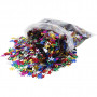 Sequins, metallic colours, size 15 mm, 250 g/ 1 pack
