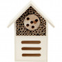 Insect and butterfly hotel, W: 14 cm, H: 18 cm, 1 pc, plywood