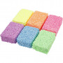 Soft Foam, neon colours, 10 g/ 6 pack