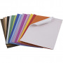 EVA Foam Sheets, self-adhesive, A4, 210x297 mm, thickness 2 mm, 30 ass sheets/ 1 pack