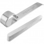 Bending Tool and Metal Bands for bracelet, L: 15 cm, W: 6-10 mm, 1 set, aluminum
