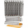 School Pencils, L: 17,5 cm, hardness HB, thickness 7 mm, lead 2 mm, 12 pc/ 12 pack