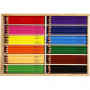 Colouring Pencils, assorted colours, lead 5 mm, JUMBO, 144 pc/ 1 pack