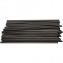 Construction Straw, black, L: 12,5 cm, D 3 mm, 800 pc/ 1 pack