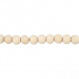 Beads Wood Round 8 mm - 100 pcs