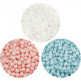 Pearl Clay®, light blue, pink, off-white, 1 set, 3x25+38 g