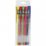 Gel Pens, assorted colours, line 0,8 mm, 10 asstd./ 1 pack
