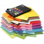 Color Bar Card, assorted colours, A4, 210x297 mm, 250 g, 16x10 sheet/ 1 pack