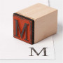 Wooden Stamps Set, H: 15 mm, size 20x20 mm, 45 pcs