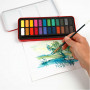 Watercolor Paint Set, size 12x30 mm, 24 colours, asstd colours