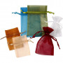 Organza Bags, assorted colours, size 7x10+10x15 cm, 30 pc/ 1 pack