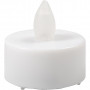 LED Tea Light Candles, white, H: 35 mm, D 38 mm, 24 pc/ 1 pack