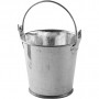 Mini Buckets, D: 55 mm, H: 50 mm, 6 pcs