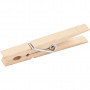 Clothes Pegs, L: 80 mm, W: 10 mm, 150 pc/ 1 pack